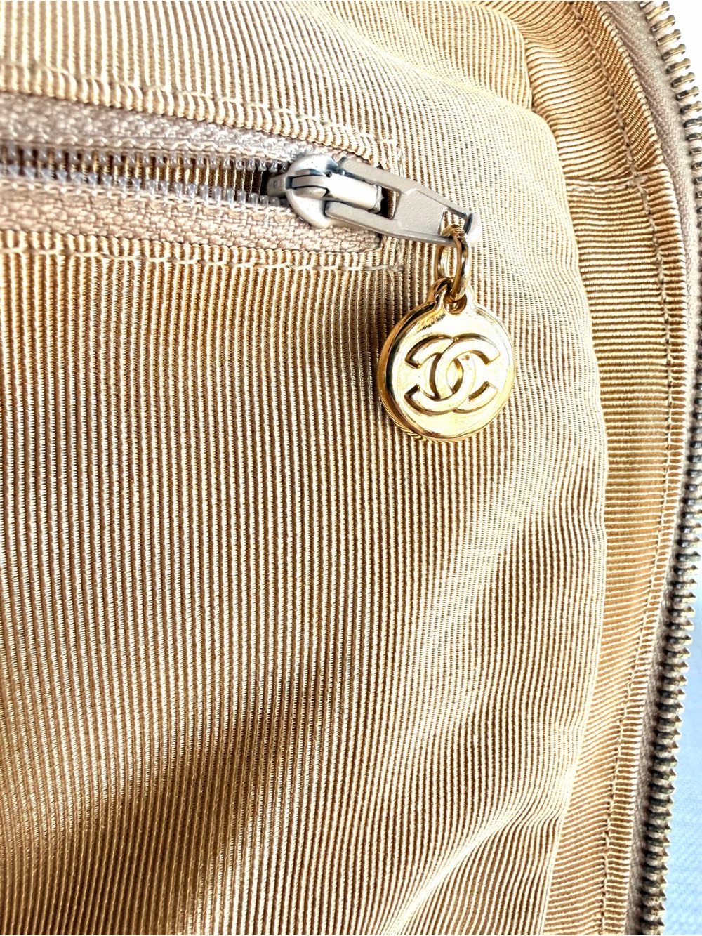 CHANEL Rare Vintage Quilted Glazed Leather Travel Bag Briefcase + COA - Picture 5 of 15